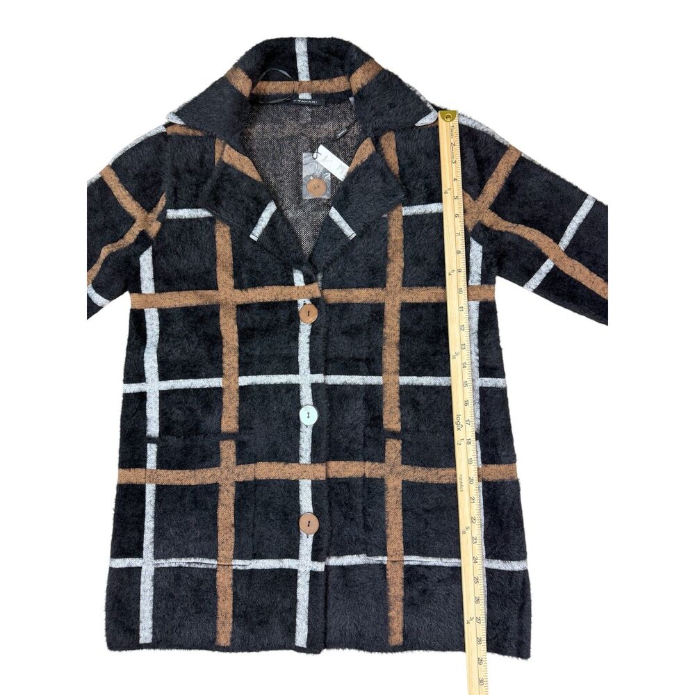 NWT T Tahari Womens Size Medium Black Jacket Coat New With Tags - Picture 8 of 10